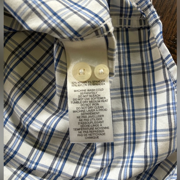 UNTUCKit Shirt Mens 2XL XXL Button Up Performance Stretch Plaid Check - Picture 3 of 5